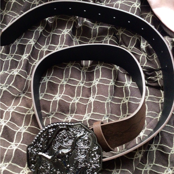 SAlE ! NEW ! Awesome Texas Longhorn vintage style belt - Picture 2 of 4